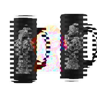 トイプードル愛好家デザイン ポップアート 面白いトイプードル 犬 コーヒーマグ - Kawaiitshirt