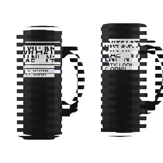 トッテナム フットボールチーム ホワイト ハートレーン ストリートサイン コーヒーマグ - Kawaiitshirt