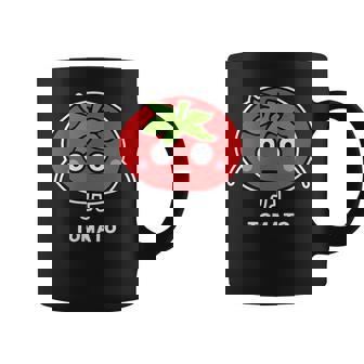 トマト 顔 イラスト かわいい おもしろ 面白い 簡単 シンプル ゆるい 野菜 コーヒーマグ - Kawaiitshirt