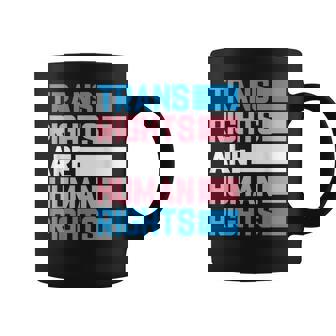 トランスライツは人権トランスジェンダープライドフラッグ コーヒーマグ - Kawaiitshirt