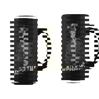 ドイツ首相オラフ・ショルツ ブラックアイパッチ 連邦議会 コーヒーマグ - Kawaiitshirt