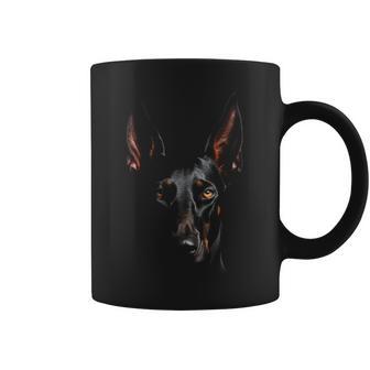 ドーベルマン モチーフ ペット イラスト 犬 ドーベルマン コーヒーマグ - Kawaiitshirt