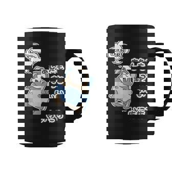 ナマケモノ さん『あしたも きっと いい いちにち』【どうぶつフレンズ】動物園の生き物 イラスト コーヒーマグ - Kawaiitshirt