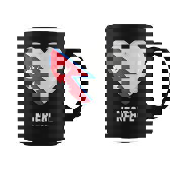 ネパール国旗シャツ コーヒーマグ - Kawaiitshirt