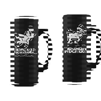 ノー ダックス ノー ライフ No Daxno Life 胸＆バックプリント コーヒーマグ - Kawaiitshirt