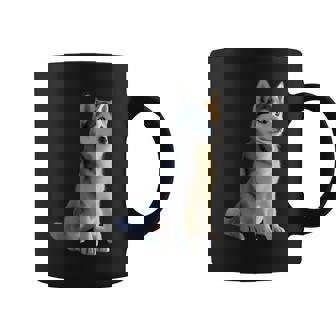 ハスキーがモチーフの愛犬家 シベリアンハスキーが大好き コーヒーマグ - Kawaiitshirt