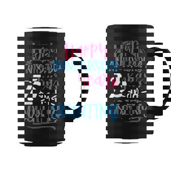 ハッピーアニバーサリー 25年 結婚25周年 コーヒーマグ - Kawaiitshirt