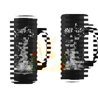 ハッピーイースターバニーニンジンイースターエッグ イースターラビットアートワーク コーヒーマグ - Kawaiitshirt