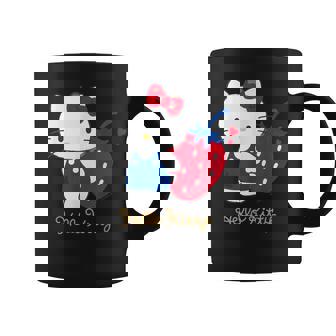 ハローキティ いちご ダークカラー コーヒーマグ - Kawaiitshirt