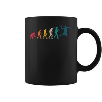 ハンドボール エボリューション ハンドボール プレーヤー ハンドボール ボール スポーツ コーヒーマグ - Kawaiitshirt