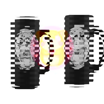 ハートに囲まれたハートを持つかわいいハムスター コーヒーマグ - Kawaiitshirt