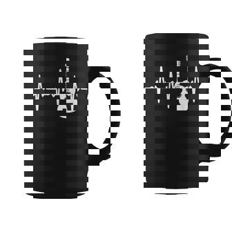 ハートビート ギター好き クラシックギター クラシック音楽 アコースティックギター ギター部 ジャズ音楽 ギター コーヒーマグ - Kawaiitshirt