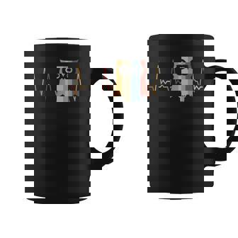 ハートビートフクロウ コーヒーマグ - Kawaiitshirt