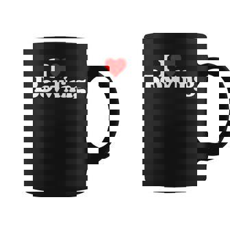 ハートボウリングが大好き コーヒーマグ - Kawaiitshirt