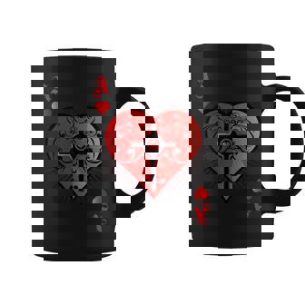 ハートポーカーエースi テキサスホールデムカジノカードケース ポーカー 長袖tシャツ コーヒーマグ - Kawaiitshirt