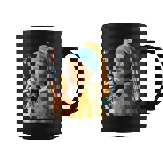 バイオリン 楽器 面白いtシャツ フェルメール かわいい メンズ 子供 おもしろ 服 グッズ ネタ 音楽 コーヒーマグ - Kawaiitshirt