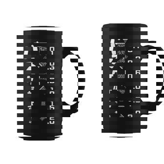 バスケがすき 視力検査 バスケ バスケ部 バスケットボール部 バスケ好き おもしろ バスケットボール コーヒーマグ - Kawaiitshirt