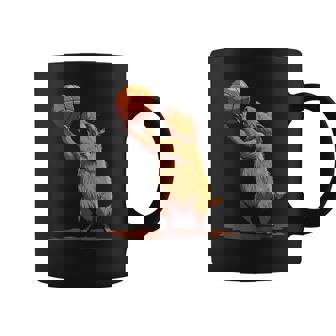 バスケットボール ドローイング バスケットボール 恋人 カピバラ 動物 アート コーヒーマグ - Kawaiitshirt