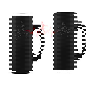 バスケットボール選手のためのバスケットボールハートビートストリートボール コーヒーマグ - Kawaiitshirt