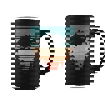 バス釣り森レトロオオクチバスフィッシャーマン コーヒーマグ - Kawaiitshirt