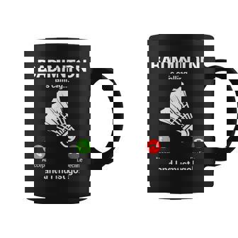 バドミントン呼び出しバドミントン愛好家面白いバドミントン選手 コーヒーマグ - Kawaiitshirt