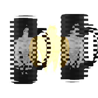 バフ 柴犬 面白い ボディービルダー 犬 ダンク ミーム コーヒーマグ - Kawaiitshirt