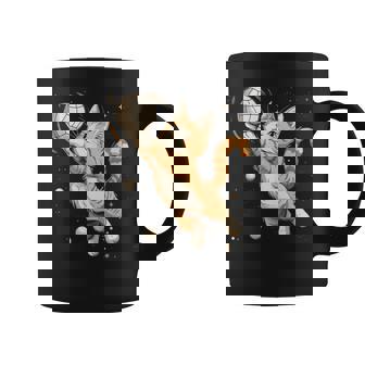 バレーボール選手のかわいいバレーボール猫。 コーヒーマグ - Kawaiitshirt