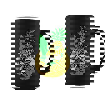 パイナップル サーファー サングラス ハワイ ハワイアン アロハ メンズ レディース コーヒーマグ - Kawaiitshirt
