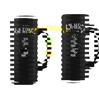 パインアップル おもしろ フルーツ ファンキー パイナップル アロハ ビーチ ハワイアン サングラス コーヒーマグ - Kawaiitshirt