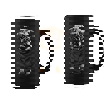 パグ 面白いtシャツ イヌ ポケット わんこ メンズ 犬好き グッズ かわいい おもしろ 面白い 服 ネタ コーヒーマグ - Kawaiitshirt