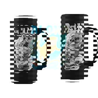 パグサーフィン アロハ サーフボード&ウェーブ コーヒーマグ - Kawaiitshirt