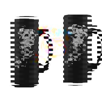 パステルペイント エアデールテリアポートレート コーヒーマグ - Kawaiitshirt