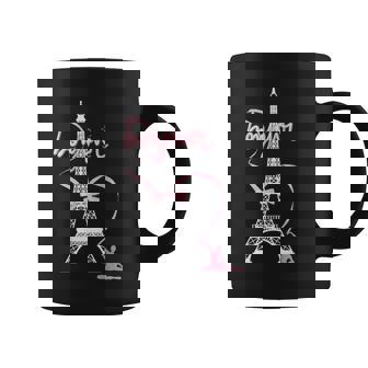 パリフランス エッフェル塔 ボンジュール 体操リボンとリボン コーヒーマグ - Kawaiitshirt