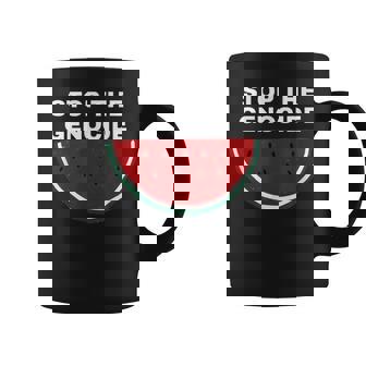 パレスチナスイカ ジェノサイドを止める コーヒーマグ - Kawaiitshirt
