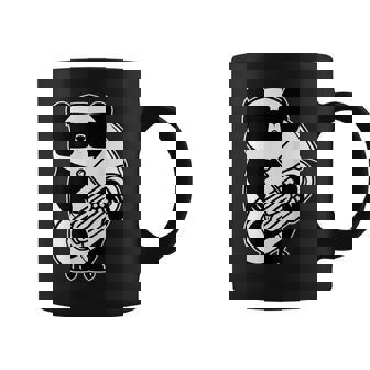 パンダとチューバ楽器チューブ コーヒーマグ - Kawaiitshirt