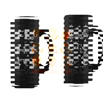 パンプキンラテ ジャンキー 秋 バイブ 秋 感謝祭 コーヒーマグ - Kawaiitshirt