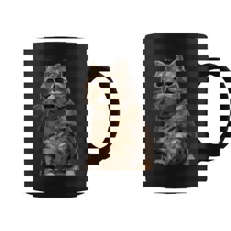 ビックリ猫 驚く猫 猫ミーム びっくり おどろく かわいい 面白い 人気 猫 イラスト コーヒーマグ - Kawaiitshirt