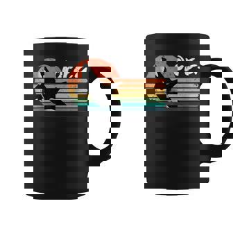 ビンテージ シャチ デザイン レトロ 美的 海 恋人 海 イルカ コーヒーマグ - Kawaiitshirt