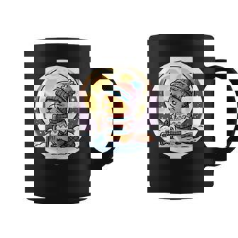 ビーバームーン 冬のワンダーランドのかわいいビーバー コーヒーマグ - Kawaiitshirt