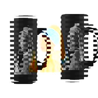 ビール 酒 面白いtシャツ フェルメール 飲み おもしろ 飲み会 のんべえ メンズ ネタ 服 変な コーヒーマグ - Kawaiitshirt