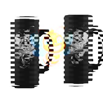 ビー・ハッピー ビッグ・スマイル ビー・ビー・ハッピー コーヒーマグ - Kawaiitshirt