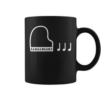 ピアノ 音符 楽譜 音楽 楽器 コーヒーマグ - Kawaiitshirt