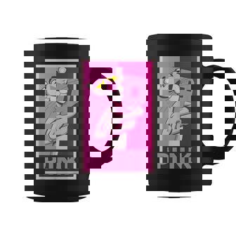 ピンクパンサー 「P」の文字を抱く コーヒーマグ - Kawaiitshirt
