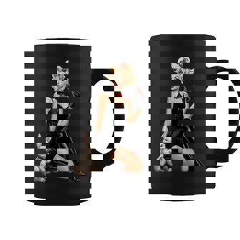 ピンナップガール ウサギ ピンナップ ヴィンテージ コーヒーマグ - Kawaiitshirt