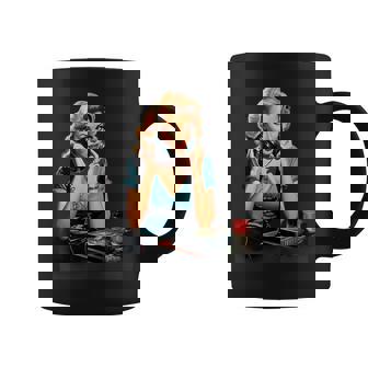 ピンナップガール ヴィンテージ電話 オールドスクール コーヒーマグ - Kawaiitshirt