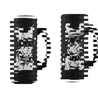 ファニーフレンチブルドッグ サングラス付き フレンチブルドッグ コーヒーマグ - Kawaiitshirt