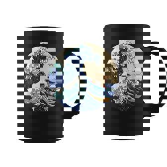 ファンシー 神奈川 大波 相撲 サーフィン パロディ コーヒーマグ - Kawaiitshirt