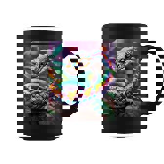 ファンタジー かわいい 鮮やかな蛇の葉 コーヒーマグ - Kawaiitshirt