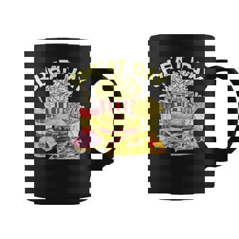 ファーストフード バーガー ピザ ドーナツ フィットネス ギフト スガロの日 コーヒーマグ - Kawaiitshirt