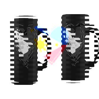 フィリピン独立記念日 I Love Philippines 国旗 ハート コーヒーマグ - Kawaiitshirt